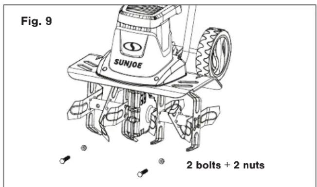 Sun Joe TJ604E - Changing the Tines - 1