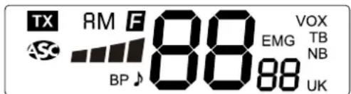TX RM F 88 VOX ACB BP EMG TB 88 UK