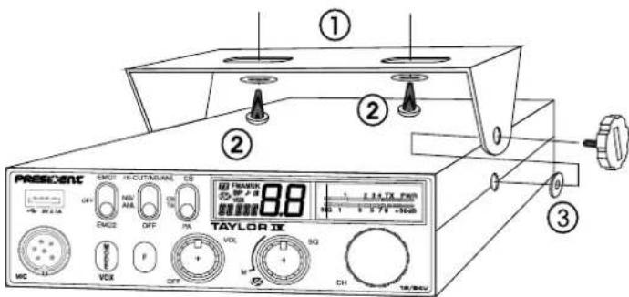 PRESIDENT Taylor IV - 1) GDZIE I JAK ZAMONTOWAC CB RADIO - 1
