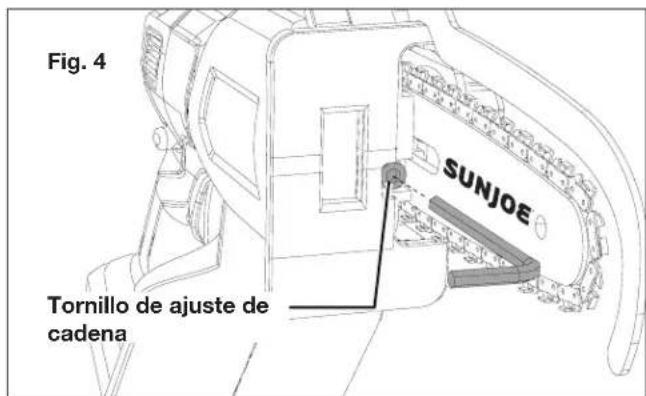 Sun Joe 24VHCSLTE - Ajuste de tension de cada - 2
