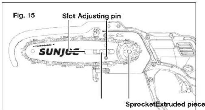 Sun Joe 24VHCSLTE - Replacing the Guide Bar and Chain - 5