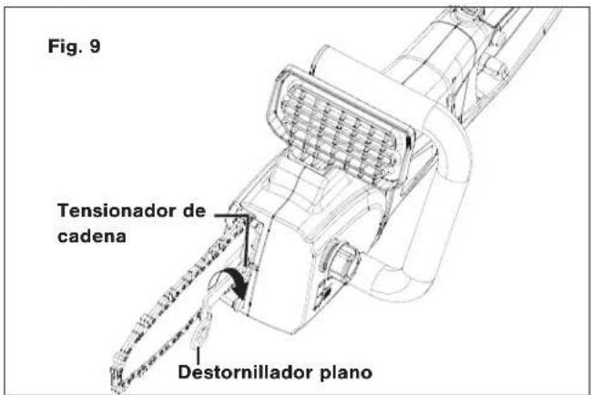 Sun Joe SWJ806E - Instalación y reemplazo de la barra-guía y cadena - 9
