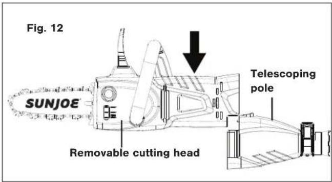 Sun Joe SWJ806E - Pole Chain Saw Assembly - 3