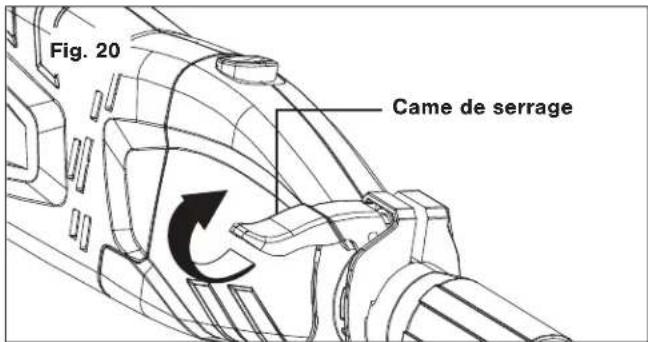 Sun Joe SWJ806E - Réglage du manche télescopique (le cas échéant) - 1