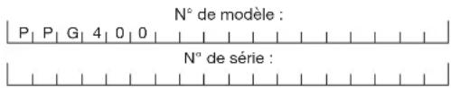 Sun Joe PPG400 - Numéros de modèle et de série - 1