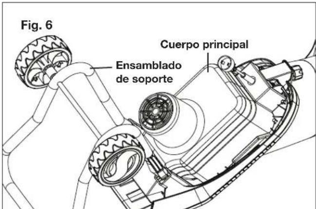 Sun Joe CJ602E - Colocacion del ensamblado de soporte - 1