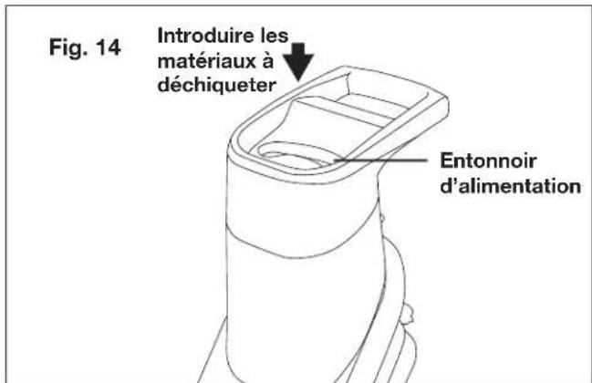 Sun Joe CJ602E - Procedure élémentaire de déchiquetage - 1