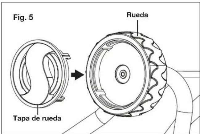 Sun Joe CJ602E - Colocacion de ruedas - 5