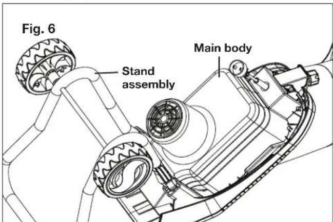 Sun Joe CJ602E - Stand Assembly Fitting - 1