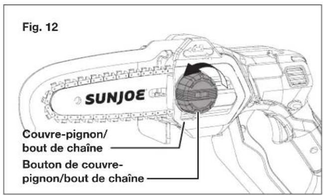 Sun Joe 24VHCSCT - Remplacement du guide-chaine et de la chaine - 1