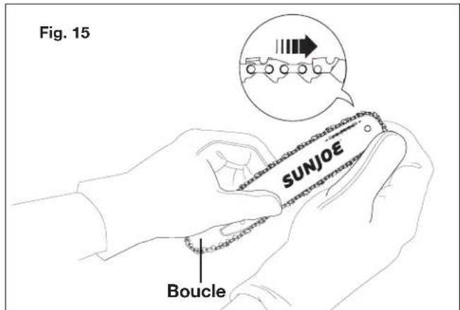 Sun Joe 24VHCSCT - Remplacement du guide-chaine et de la chaine - 4