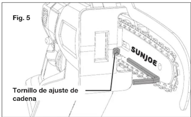 Sun Joe 24VHCSCT - Ajuste de tension de cada. - 2