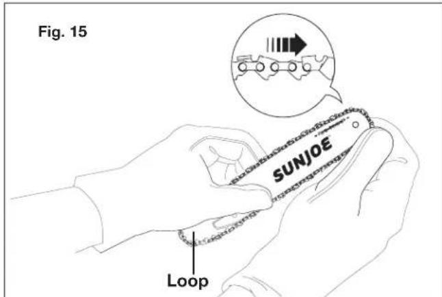 Sun Joe 24VHCSCT - Replacing the Guide Bar and Chain - 4
