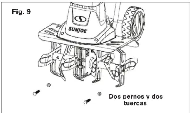 Sun Joe TJ603E - Cambio de cuchillas - 1