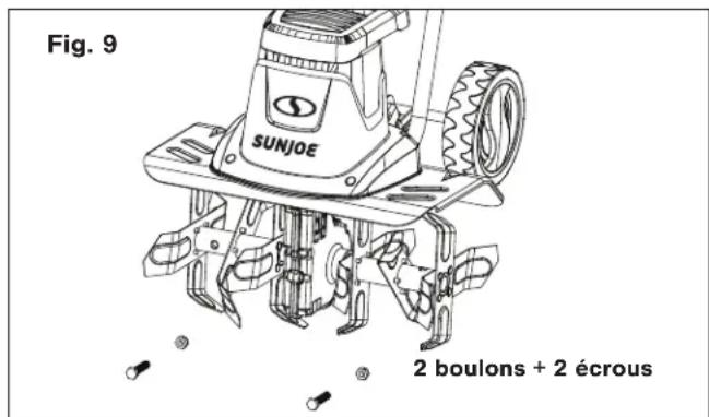 Sun Joe TJ603E - Changement des lames - 1