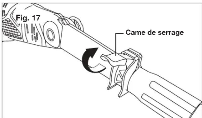 Sun Joe SWJ802E - Réglage du manche télescopique - 1