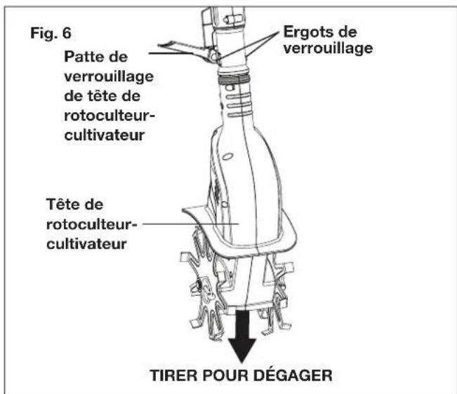 Sun Joe 24VTLRCT - Assemblage et insertion de la tête - 3
