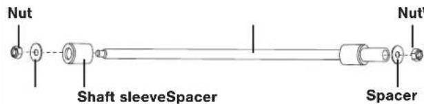 Nut Shaft sleeveSpacer Nutm Spacer