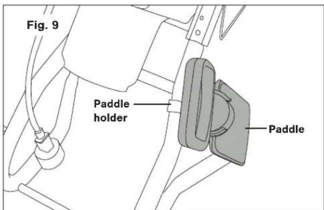 Fig. 9 Paddle holder Paddle