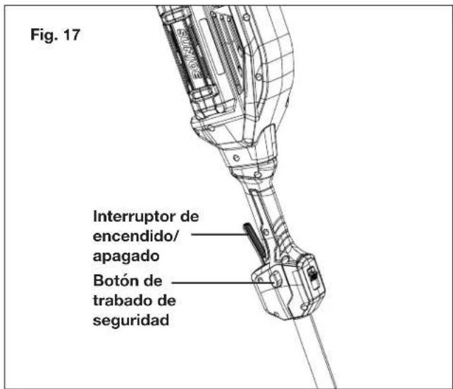 Sun Joe ION100V16STCT - Arranque y parada - 2