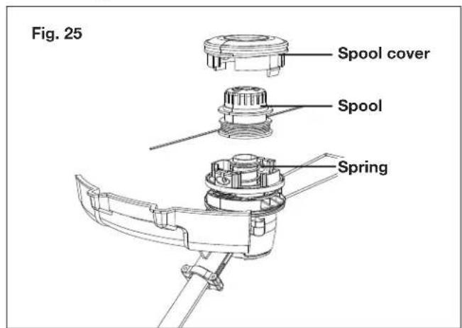 Sun Joe ION100V16STCT - Replacing the Cutting Line - 4