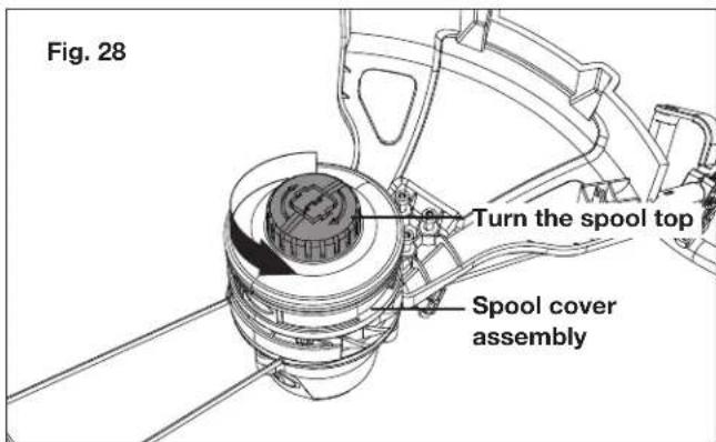 Sun Joe ION100V16STCT - Replacing the Cutting Line - 7