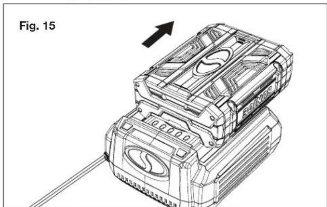 Sun Joe ION100V16STCT - Charging the Battery - 6