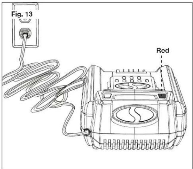 Sun Joe ION100V16STCT - Charging the Battery - 2