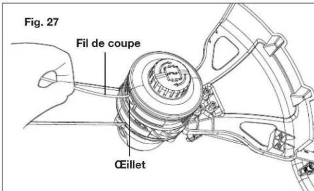 Sun Joe ION100V16STCT - Remplacement du fil de coupe - 3