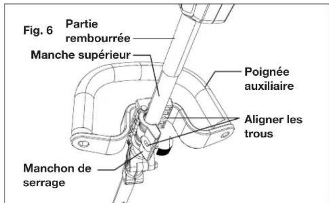 Sun Joe ION100V16STCT - Assemblage de la poignée auxiliaire - 2
