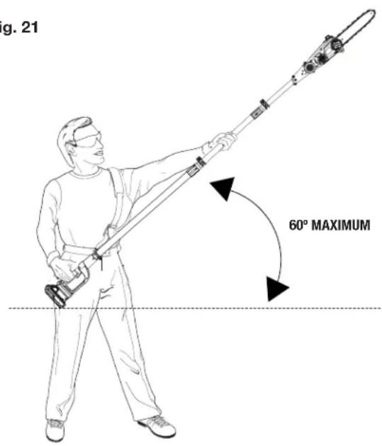 Sun Joe 24VPS10LTE - Proper Cutting Stance - 1