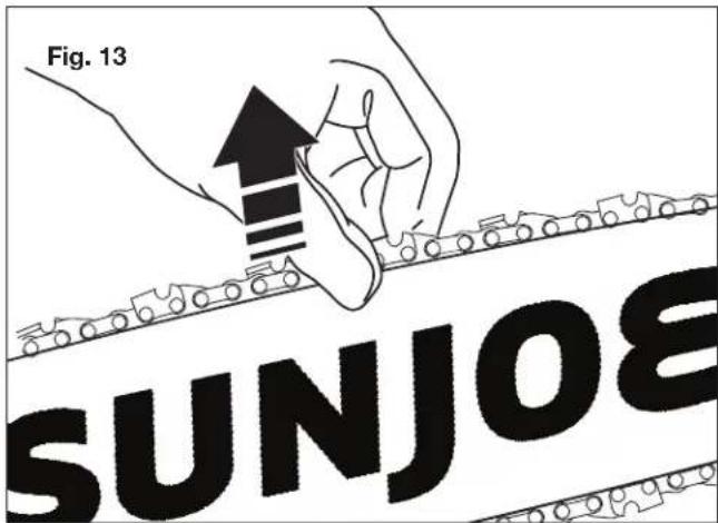 Sun Joe 24VPS10LTE - Adjusting the Chain Tension - 2