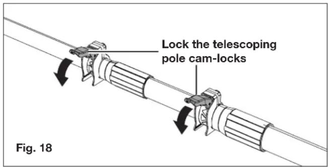 Sun Joe 24VPS10LTE - Adjusting the Telescoping Pole - 2