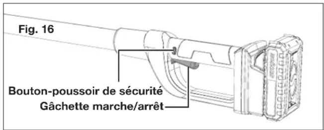 Sun Joe 24VPS10LTE - Démarrage et arrêt - 2