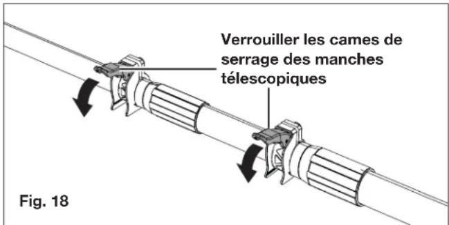 Sun Joe 24VPS10LTE - Réglage du manche télescopique - 2