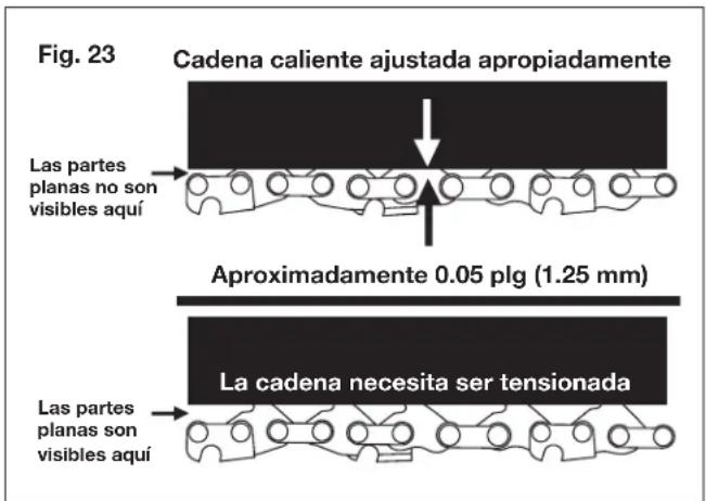 Sun Joe 24VPS10LTE - Tensión de la cadena - 1