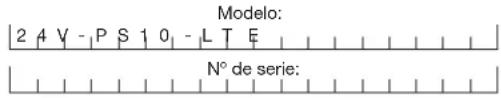 Sun Joe 24VPS10LTE - Modelo y número de serie - 1