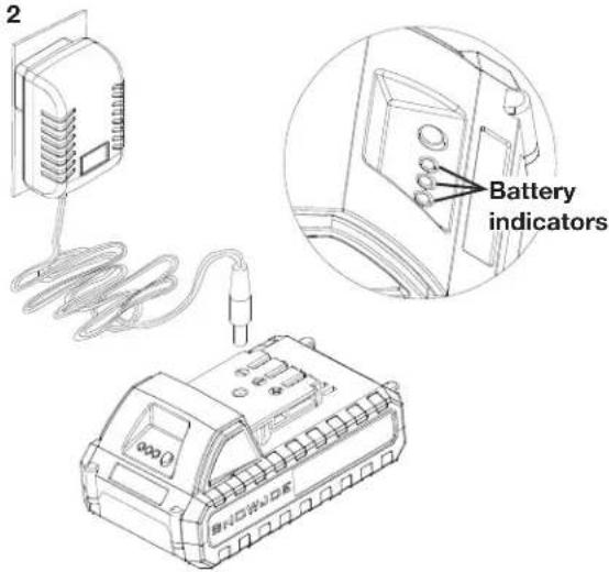 Sun Joe 24VPS10LTE - Charging the Battery - 2