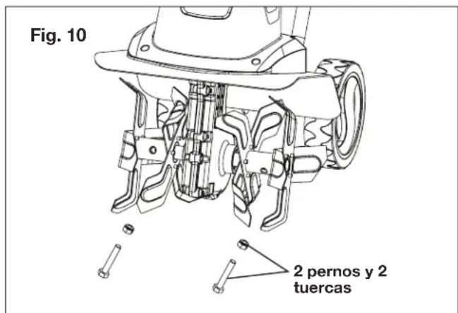 Sun Joe TJ602E - Cambio de cucillas - 1