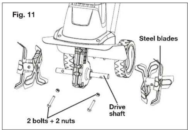 Sun Joe TJ602E - Changing the Blades - 2