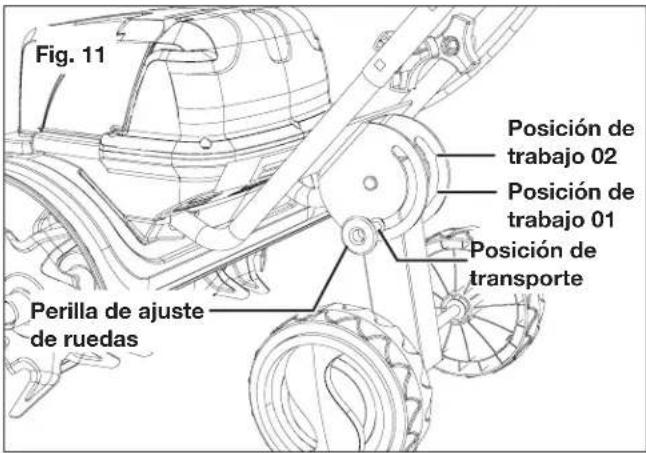 Sun Joe 24VX2TLR14CT - Ajuste de las ruedas - 3