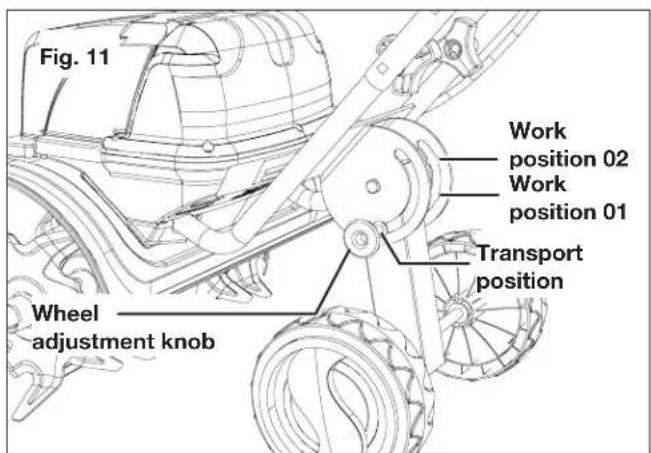 Sun Joe 24VX2TLR14CT - Wheel Adjustment - 2