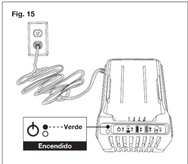 Sun Joe ION8PS2LT - Carga de la batería - 2