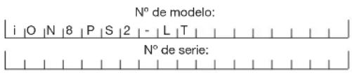 Sun Joe ION8PS2LT - Modelo y número de série - 1