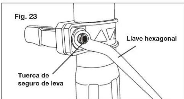 Sun Joe ION8PS2LT - Ajuste del perno - 1