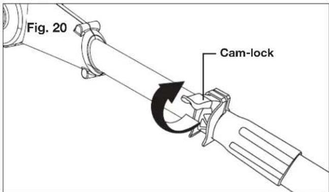 Sun Joe ION8PS2LT - Adjusting the Telescoping Pole - 1
