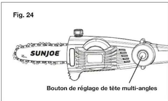 Sun Joe ION8PS2LT - Réglage de la tête multi-angles - 1