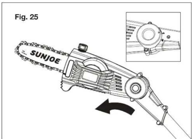 Sun Joe ION8PS2LT - Ajuste del cabezal multi-ángulo - 2