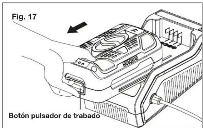 Sun Joe ION8PS2LT - Carga de la batería - 6