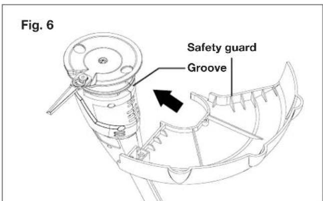 Sun Joe 24VGT10CT - Fitting the Safety Guard - 1